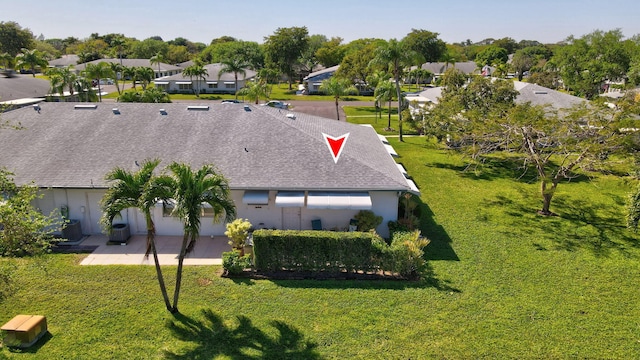 bird's eye view featuring a residential view