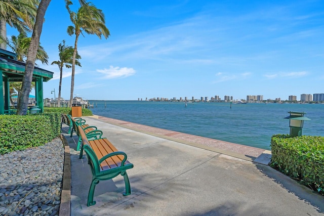 2650 Lake Shore Dr Unit 703, Riviera Beach, FL 33404 - view of water feature featuring a city view