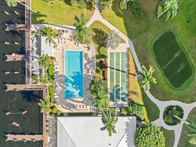 drone / aerial view
