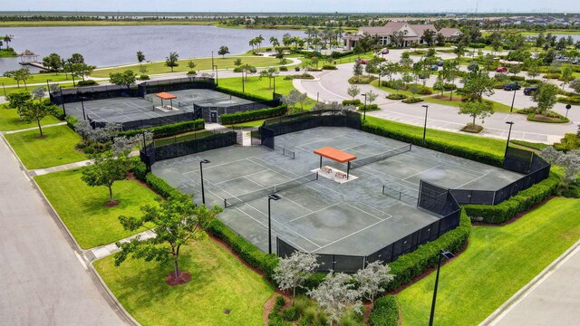 1009 Sterling Pine Pl, Loxahatchee, FL 33470 - birds eye view of property featuring a water view