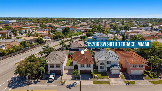 birds eye view of property featuring a residential view