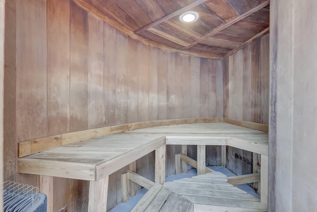 view of sauna / steam room