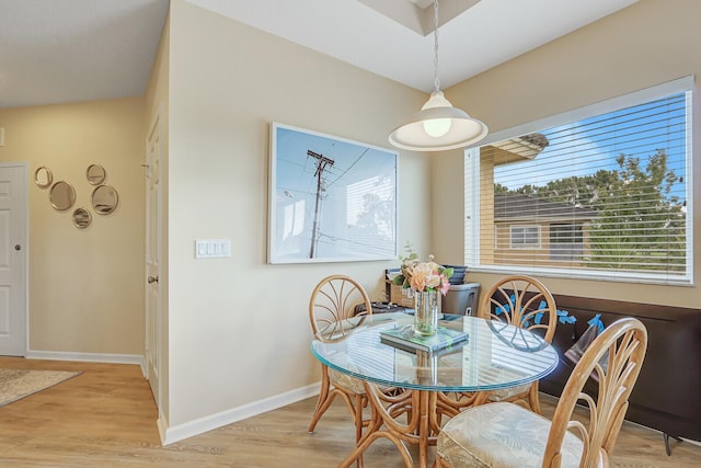 8290 Mulligan Cir Unit 2421, Port Saint Lucie, FL 34986 - dining area with light wood-style flooring and baseboards