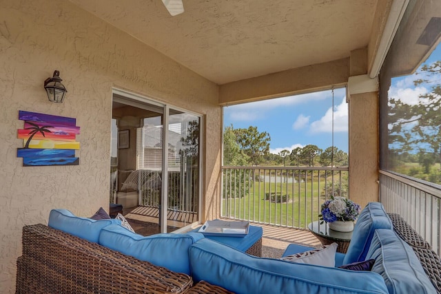 8290 Mulligan Cir Unit 2421, Port Saint Lucie, FL 34986 - balcony featuring outdoor lounge area