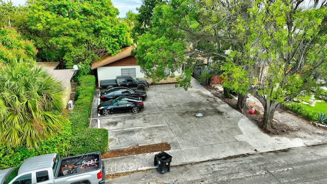 view of uncovered parking lot