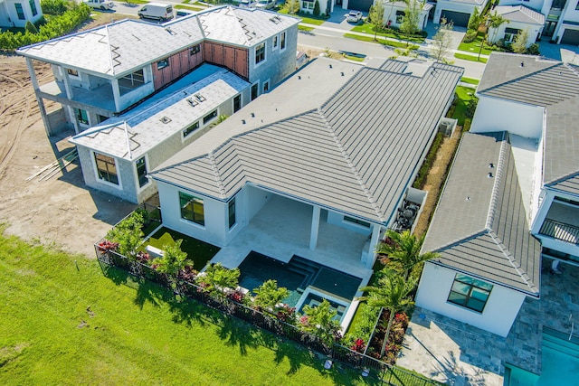 birds eye view of property featuring a residential view