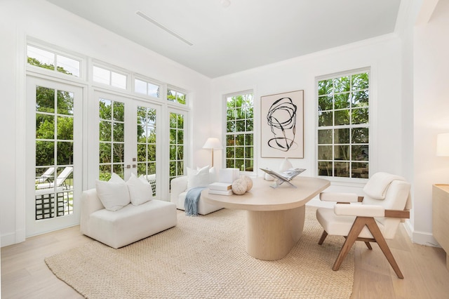 205 Gray St, West Palm Beach, FL 33405 - sunroom / solarium with french doors