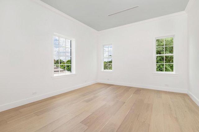 205 Gray St, West Palm Beach, FL 33405 - unfurnished room featuring crown molding and light wood finished floors