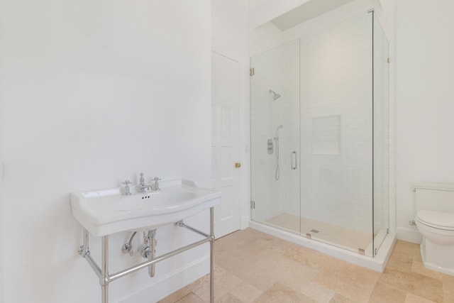 205 Gray St, West Palm Beach, FL 33405 - full bath featuring a stall shower and toilet