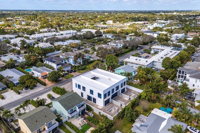 bird's eye view featuring a residential view