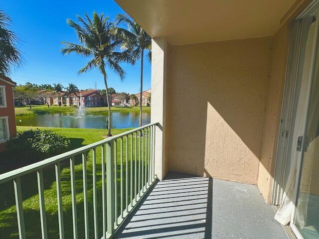 7896 Sonoma Springs Cir Unit 204, Lake Worth, FL 33463 - balcony with a water view