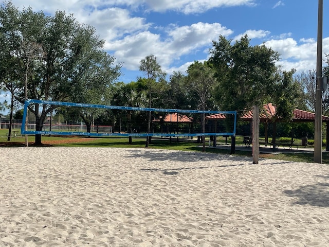 7896 Sonoma Springs Cir Unit 204, Lake Worth, FL 33463 - view of property's community featuring a gazebo and volleyball court