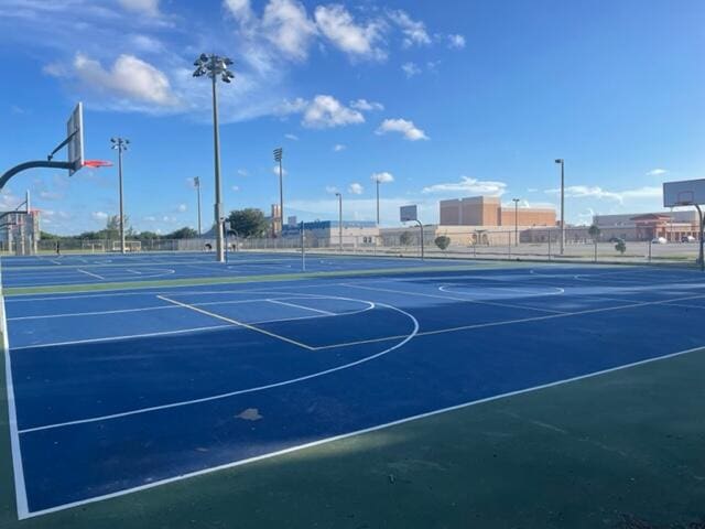 7896 Sonoma Springs Cir Unit 204, Lake Worth, FL 33463 - view of basketball court featuring community basketball court and fence
