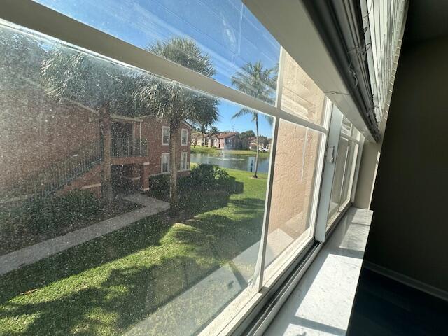 7896 Sonoma Springs Cir Unit 204, Lake Worth, FL 33463 - entryway with a water view