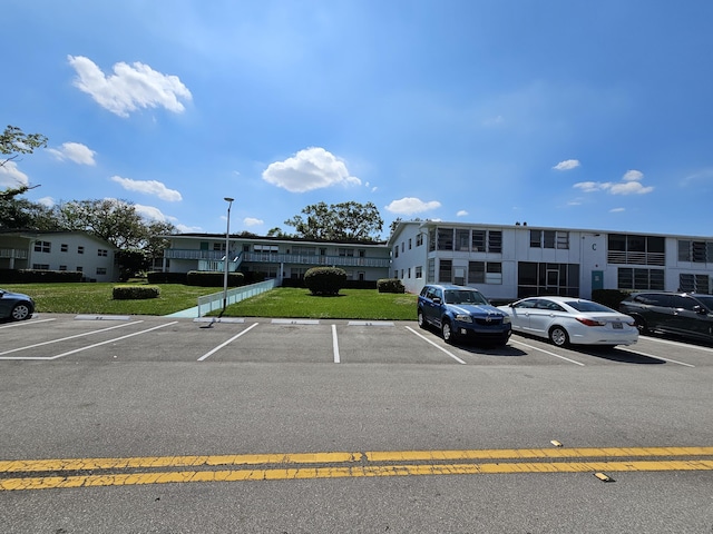 view of uncovered parking lot