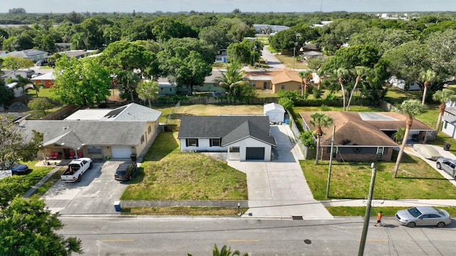 drone / aerial view featuring a residential view