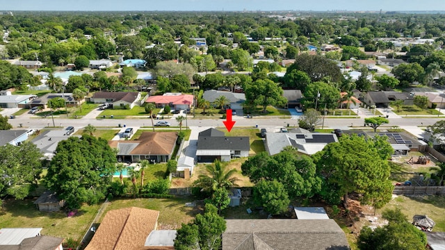 bird's eye view featuring a residential view