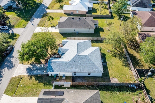 birds eye view of property featuring a residential view