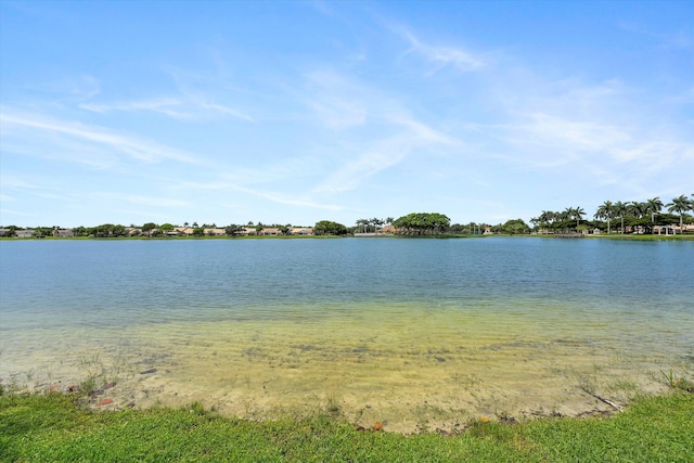 property view of water