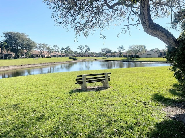 view of water feature