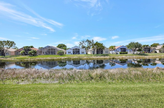 water view featuring a residential view