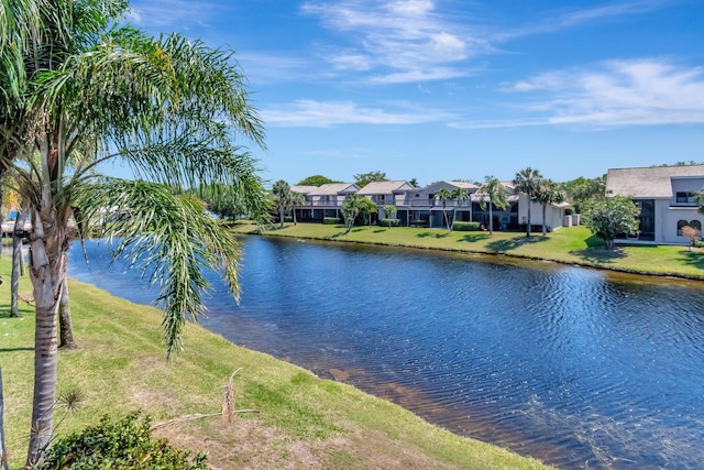 view of water feature featuring a residential view