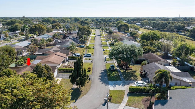 birds eye view of property featuring a residential view