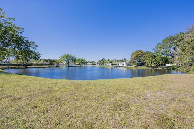 property view of water