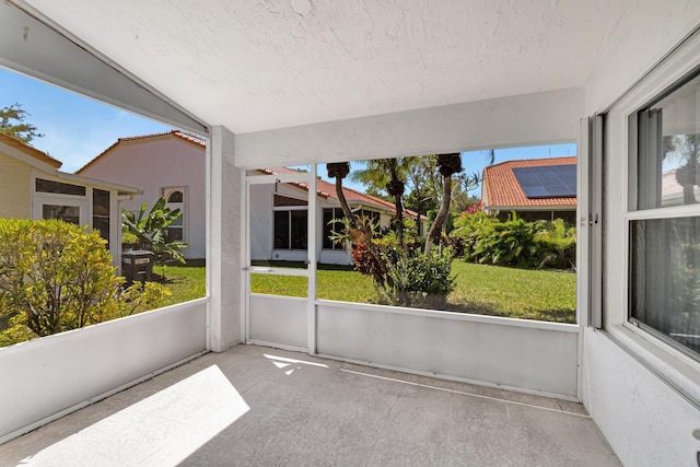 15443 Floral Club Rd, Delray Beach, FL 33484 - view of unfurnished sunroom