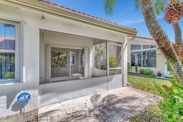 15443 Floral Club Rd, Delray Beach, FL 33484 - view of patio with a lanai