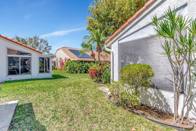 15443 Floral Club Rd, Delray Beach, FL 33484 - view of yard with a sunroom