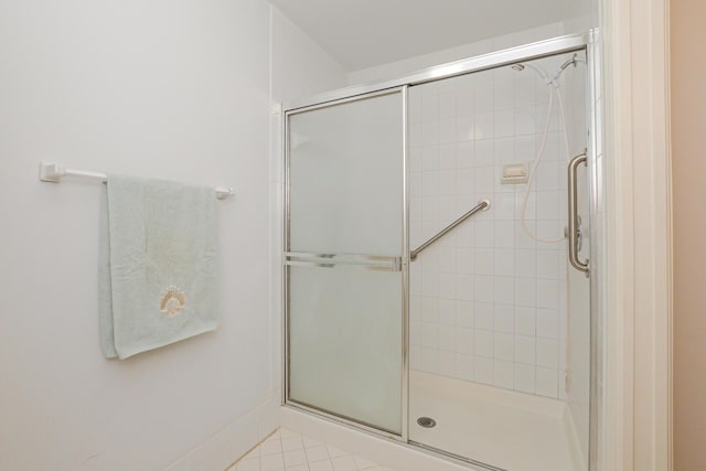 full bath featuring a stall shower