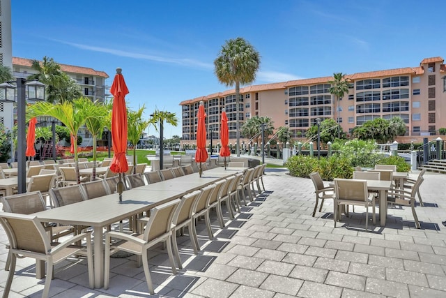 view of patio / terrace with outdoor dining area