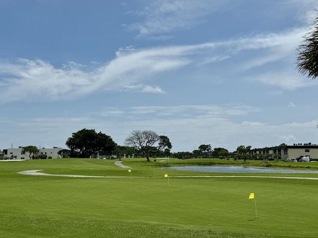 230 Normandy Ln E, Delray Beach, FL 33484 - view of property's community with a water view, golf course view, and a putting green