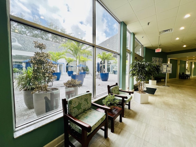 230 Normandy Ln E, Delray Beach, FL 33484 - building lobby featuring floor to ceiling windows