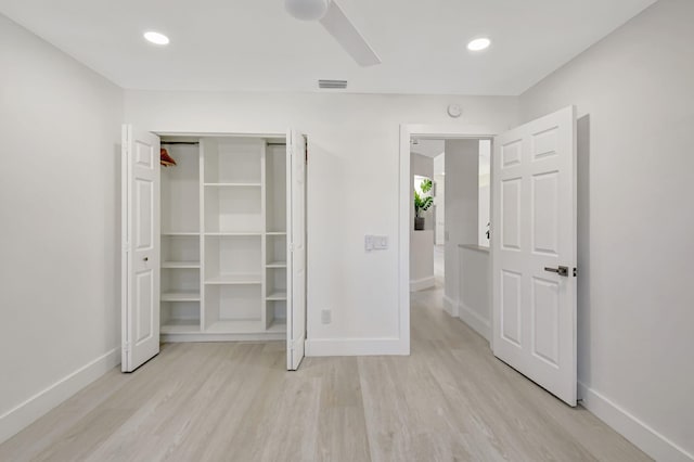 11287 Vivero Ave, Boynton Beach, FL 33437 - unfurnished bedroom featuring baseboards and light wood finished floors