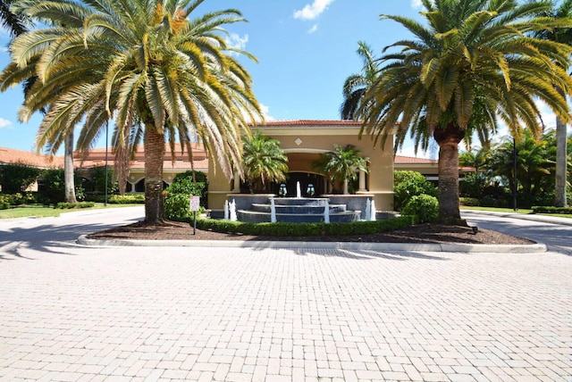 11287 Vivero Ave, Boynton Beach, FL 33437 - view of property with curved driveway