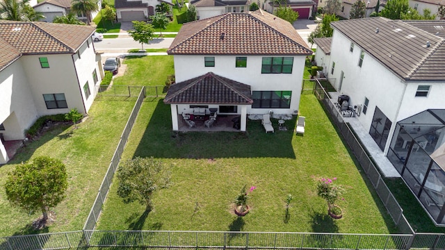 birds eye view of property featuring a residential view