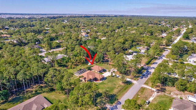 14618 66th St N, Loxahatchee, FL 33470 - bird's eye view with a residential view