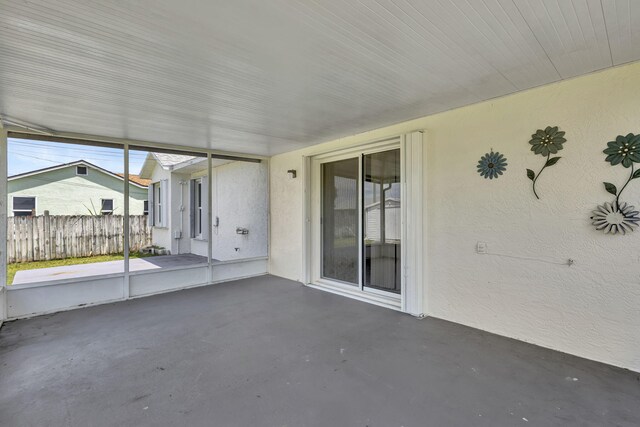 5489 NW Evanston Ave, Port Saint Lucie, FL 34983 - view of unfurnished sunroom