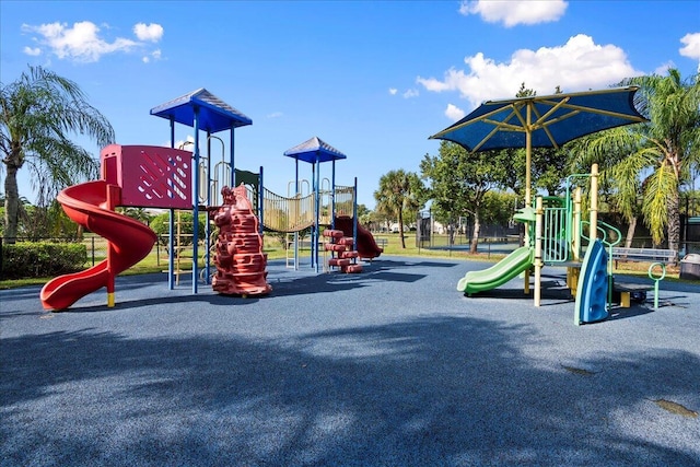 view of communal playground