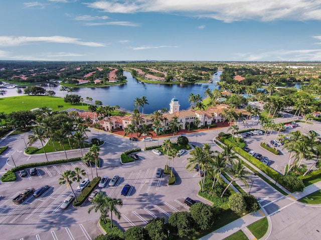 2853 White Trout Ln, West Palm Beach, FL 33411 - aerial view of property and surrounding area with a nearby body of water