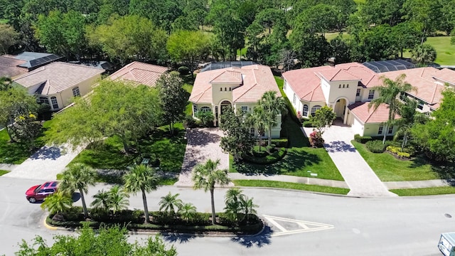 bird's eye view featuring a residential view