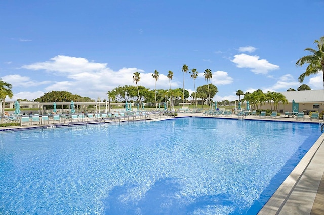 406 Flanders I, Delray Beach, FL 33484 - community pool with fence