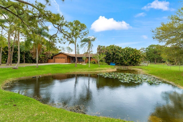 property view of water