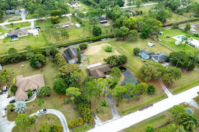 bird's eye view featuring a residential view