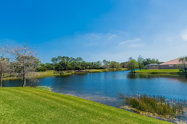 property view of water