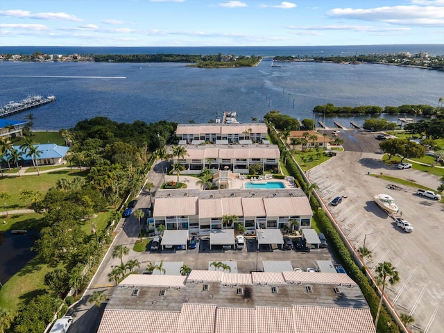 700 NE 20th Ln, Boynton Beach, FL 33435 - bird's eye view featuring a water view