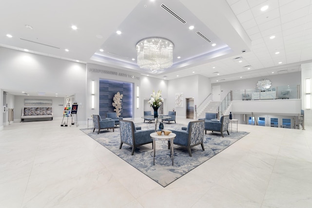 6438 Pointe Pleasant Cir, Delray Beach, FL 33484 - common area featuring stairway and recessed lighting