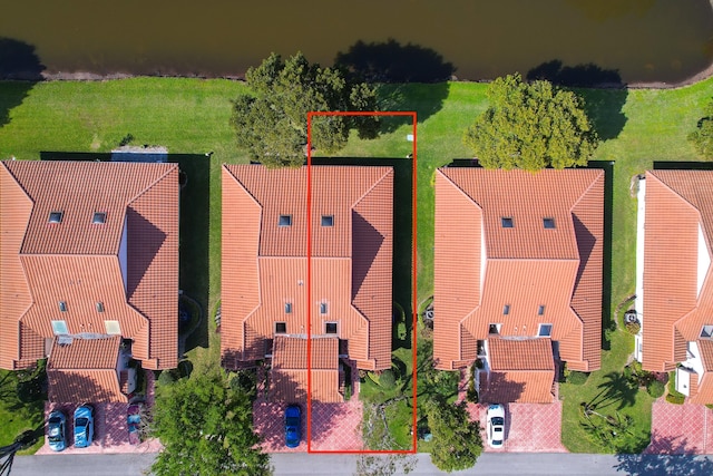 6438 Pointe Pleasant Cir, Delray Beach, FL 33484 - aerial view of property's location with property parcel outlined
